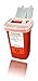 Oakridge Products 1 Quart Size Sharps and Needle Container. Integrated Needle unwinder primary