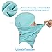 Aegend Balaclava Face Warmer Windproof Fleece for Winter Skiing Cold Weather for Men & Women - Light Cyan