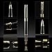 ZenZoi Executive Black Fountain Pen – Showtime Fine Nib Limited Edition Calligraphy Stylograph Pens, Includes Ink Refill Converter & Elegant Gift Box Case