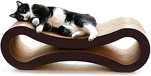 Skade Ultimate Cat Scratcher Lounge, Premium Extra Large Cat Scratching Post, ardboard Cat Scratchers, Reversible Cat Scratching Pad, Cat Corrugated Scratching Bed