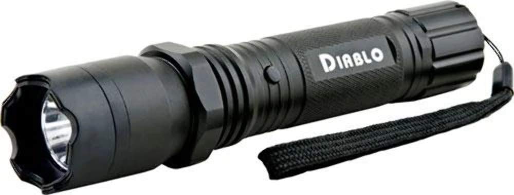 Photo 1 of (MISSING CHARGER) Guard Dog Security TLSG-GDD4500F Diablo Tactical Stun Gun Flashlight, Maximum Voltage, Ultra Bright LED Bulb, Rechargeable, Black, 6.74-Inch