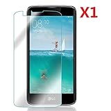 EVERMARKET Premium Diamond Finishing Screen Protector Flim for LG K7 LG Tribute 5 - 1 Pack