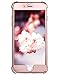 BENTOBEN iPhone 8 Plus Case, iPhone 7 Plus Case, Crystal Clear 2 in 1 Shockproof Slim Transparent TPU Protective Phone Cases Cover for iPhone 8 Plus / 7 Plus [Without Screen Protector] Clear/Rose Gold