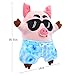 DRMOOD Pig Plush Pillow,Cute Stuffed Animal Pillows for Kids Super Soft Plush Toys for Sleeping,Bed,Couch,Chair,Home Decor,Pink,18.5 inch
