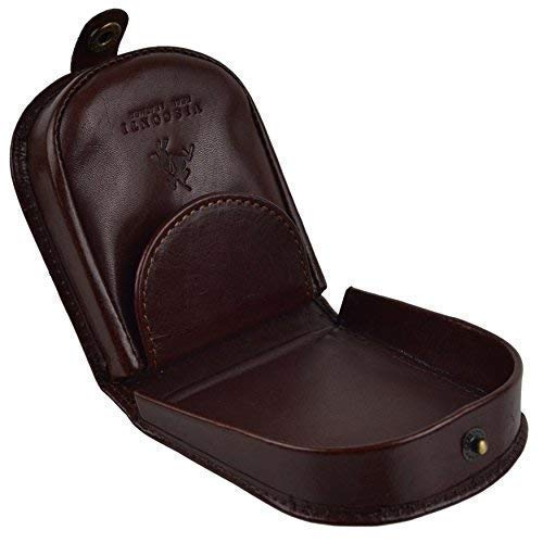 Mens Classic Leather Tabbed Coin Tray by Visconti; Monza Collection Gift Boxed
