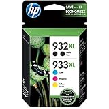 HP 932XL/933XL High Yield Black and C/M/Y Color Ink Cartridges (N9H69FN#140), 5/Pack
