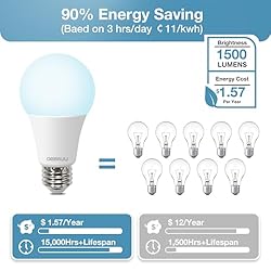 DEGNJU LED Light Bulbs, 100 Watt Equivalent LED