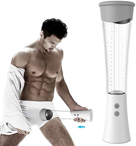 Salovin Electric Man Bigger Vacuum Pump Ed Sleeves with USB Charging, Couple Massage Cup, Automatic Muscle Exercise Body Massage with 9 X Vibrations 3 X Suction