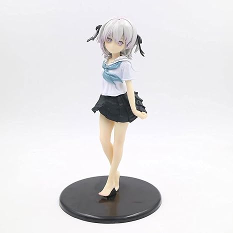 Amazon Co Jp Namfzx オリジナル絵画学校の制服は本当に白い5分の1のアニメフィギュア立ち26cm 10 244in Pvc静的像 アニメキャラクターモデル アニメファンお気に入りのコレクション デスクトップ装飾 ホーム キッチン