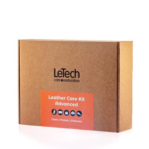 Letech Leather Care Kit Advanced 500 ml Leather Cleaner and Leather