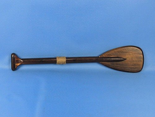 Hampton Nautical Paddle-24-100 Wooden Westminster Rowing Boat Paddle with Hooks 24" Nautical Home Decoration