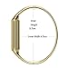 EloBeth Compatible with Fitbit Flex 2 Bands Fashion Bangle Replacement for Fitbit Flex 2 Band Women Accessory (Gold-Small)