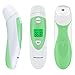 BROADCARE Ear and Forehead Dual Mode Thermometer Infrared Baby Thermometer with Fever Alarm for Kids and Adults - FDA Approved