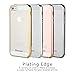 iPhone SE case,iPhone 5 case,Baesan Ultra Slim Design Silicone Clear Case Electroplate Frame Bumper Protective Case for iPhone 5S/iPhone SE - Rose Gold