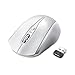 EagleTec MR3M2449 2.4GHz Wireless Optical Mouse, Switchable DPI 1000/1500/2000, with Nano USB Receiver (White Color)