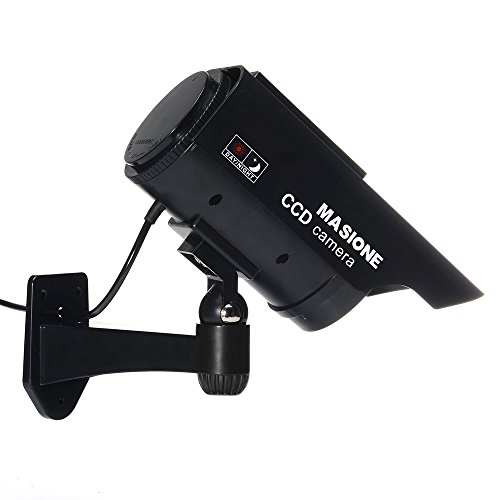 Masione 4 in Pack Waterproof LED Indoor Outdoor Solar Powered Fake