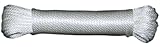 T.W Evans Cordage 44-083 1/4-Inch Solid Braid Nylon Rope 50-Feet Hank