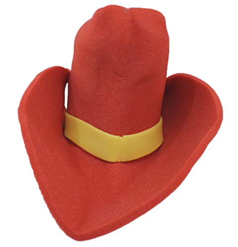 Giant-RED-Foam-Cowboy-Western-Novelty-Hat