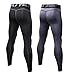 Malavita Men Compression Pants Sports Tights Leggings Base Layers Workout Running 2 Pack