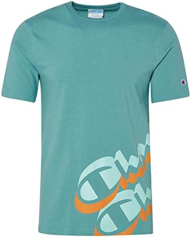 Amazon チャンピオン Champion Panel Script T Shirt メンズ Tシャツ 並行輸入品 Tシャツ カットソー 通販