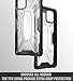 iPhone 11 Pro Case, Poetic Premium Hybrid Protective Clear Bumper Cover, Rugged Lightweight, Military Grade Drop Tested, Affinity Series, for Apple iPhone 11 Pro (2019) 5.8 Inch, Frost Clear/Black