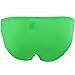 FEESHOW Men's Smooth Stretch Bikini Swimwear Underwear Swim Briefs (Green, XL)