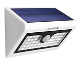 Solar Light, SCOPOW 50 LED Weatherproof Solar Powered Wall Light Wireless Motion Sensor Security Light With Battery Operated and 3 Mode for Outdoor Garden Patio Path Pool (1)