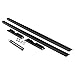 BlackPath - Fits 1979-2004 Ford Mustang Subframe Connector Kit Fox Body (Black) Steel