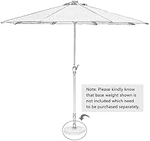 Amazon Com Giantex 10ft Solar Patio Umbrella Outdoor With Lights 8 Ribs Steel Market Umbrella Easy Push Button Tilt And Crank Solar Table Umbrellas For Garden Deck Backyard Pool Indoor Outdoor Use