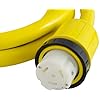 Conntek-50-Amp-125250-Volt-Marine-Shore-Power-4-Wire-Extension-Cord-with-Threaded-Ring