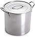 5 Gallon Stainless Steel Stock Pot with Lid, 12.5 x 12.5 x 11.5 primary