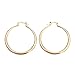 Followmoon 18K Gold Plated Women's Hoop Earrings Sparkling Styles