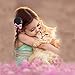 YanJie Sequin Mouse Ears Clips, Glitter Hair Accessories Party Favor Decoration for Girls (Pink)