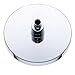 AnGeer Shower Head, LED Temperture Control Shower Head Steel Chrome Finished Wall Mount 8 inch Rainfall Round Showerhead