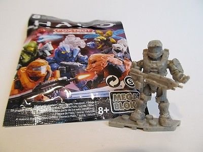 Mega Bloks Halo Foxtrot Series Mystery CHASE Stone Master Chief With Green UNSC Spartan Copperhead Sealed