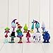 Evursua 12pcs Trolls Toys Poppy Troll Doll Mini Figures Cake Toppers for Kids Party Favor