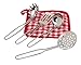 IQ Toys 11 Piece Stainless Steel Cookware Set - Pots, Pans, Lids, Strainer & Utensils