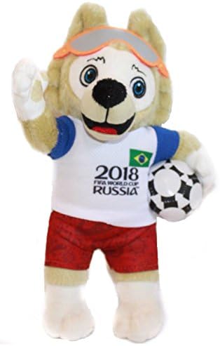2018 World Cup Russia Mascot 25 cm. Plush Toy (Brasil)