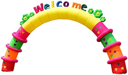 Okawa Inflatable Arch Inflatable Rainbow Advertising Arch Birthday Party (Not Include Blower) (8M(26ft))