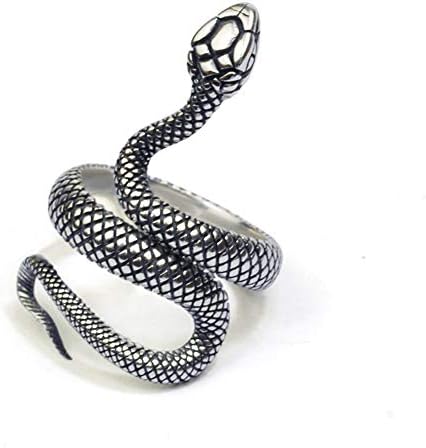 Snake Rings Fashion Animal Rings for Women Snake Ring Vintage Jewelry Rings for Men Adjustable Size