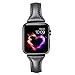 Karei Leather Bands Compatible with Apple Watch Band 38mm 40mm, Retro Top Grain Genuine Leather Replacement Strap with Stainless Steel Clasp for iWatch Series 4 3 2 1, Sport, Edition