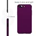 TORRAS Slim Fit Designed for iPhone 8 Plus Case/iPhone 7 Plus Case, Hard Plastic PC Ultra Thin Phone Cover Case with Matte Finish Coating Grip Compatible with iPhone 7 Plus / 8 Plus, Violet Red