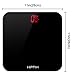 400lb / 180kg Digital Body Weight Bathroom Scale with Step-On Technology and Tempered Right Angle Glass Balance Platform … (RED1)