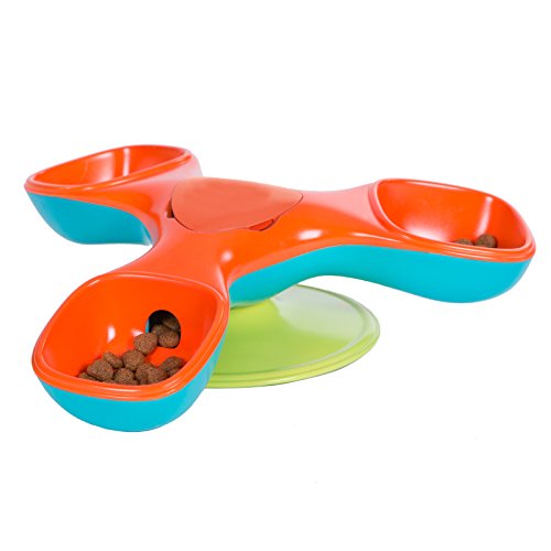 Outward Hound Triple Treater Totter Interactive Doy Toy Puzz