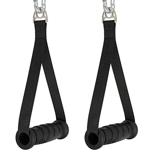 SYL Fitness Extremely Durable Handle Grip for Cable Machine Attachment and Resistance Band Heavy Duty Thick Solid ABS Core - Thumbnail 3