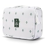 Mossio Hanging Toiletry Bag - Large Cosmetic Makeup Travel Organizer for Men & Women with Sturdy Hook