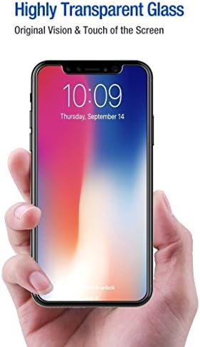 Aironx™ Original Tempered Glass Screen Protector 0.33MM 9H Toughned for Apple iPhone X (2017)