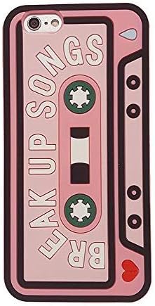 iPhone 6S Case, XINSIR Cute 3D Break UP Songs Cassette Tape Soft Silicone Case Cover for Apple iPhone 6/6S 4.7"