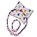 SMITCO Kids Costume Jewelry Set for Little Girls and Toddlers - Wooden, Beaded Toy Necklace, Bracelet and Ring for Play Pretend or Dress Up - Non-Toxic and Safe for Children Ages 3 to 8