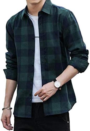 ベンケ チェックシャツ メンズ Yシャツ カジュアル ビジネス チェック柄 長袖シャツ 大きいサイズ ロング M 2xl